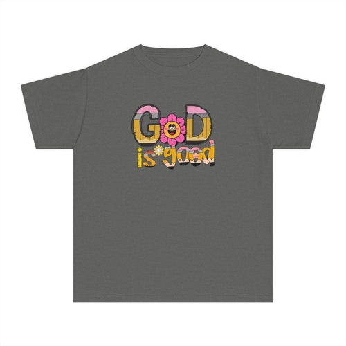 Youth Tee — "Good Is Good" Retro alphabet Graphic