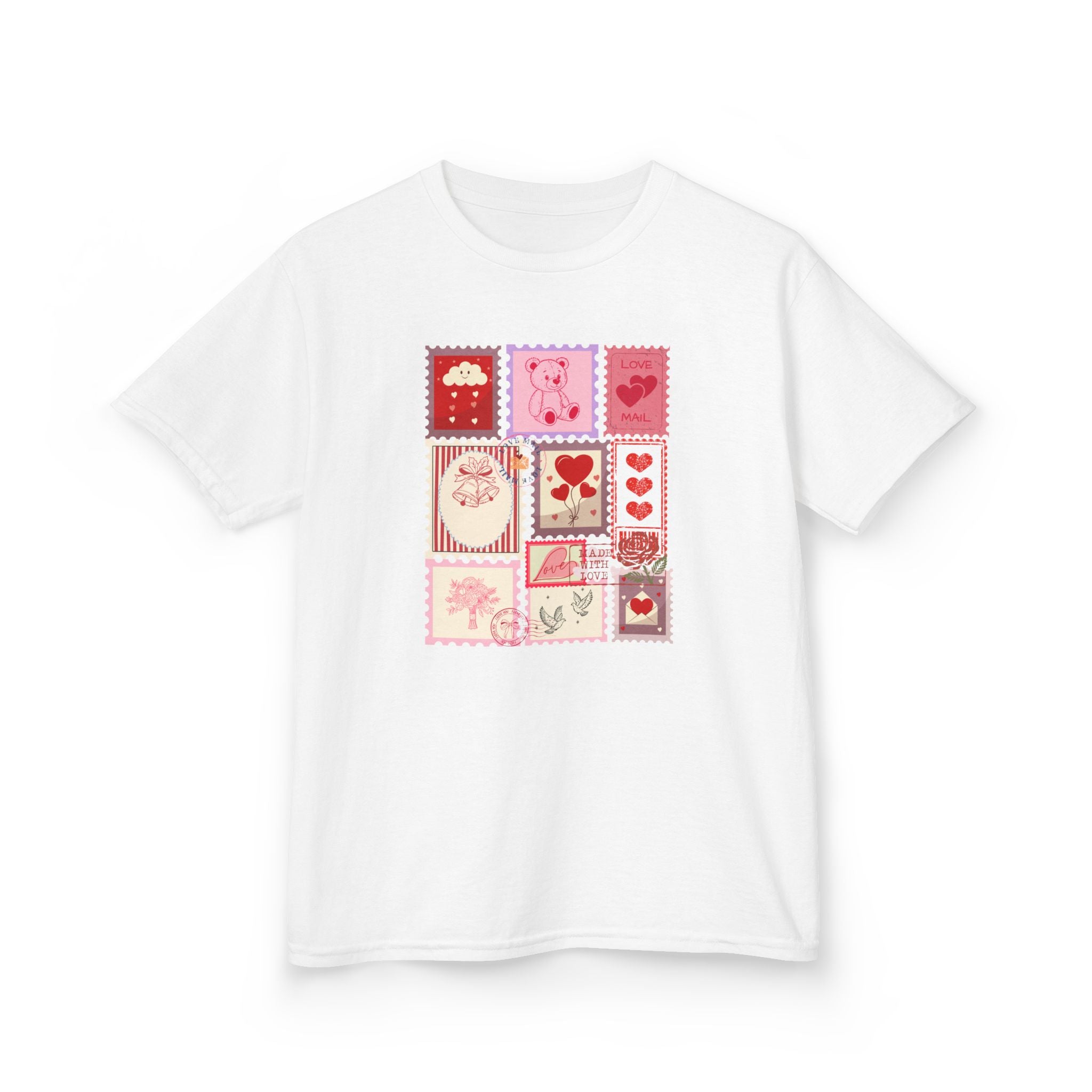 Kids Valentine Stamps Heavy Cotton™ Tee