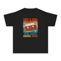 Youth Tee — "Just a Girl Who Loves Gospel Music" Retro Cassette Shirt