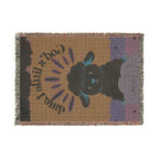 God's Little Lamb Woven Blanket | Lamb Nursery Throw, Personalized Name Option