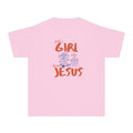 Youth Tee — “Just a Girl Who Loves Jesus” Christian Kids T-Shirt