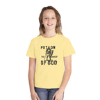 Youth Tee — "Put On the Armor of God" Christian Graphic T-Shirt