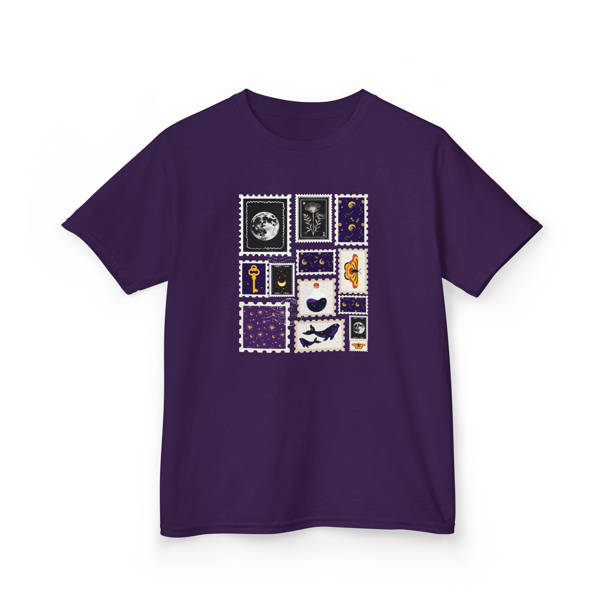 Kids Galaxy Stamp Patch Tee -Astronomy tee