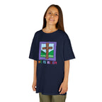 Kids 'He Is Risen' Cross T-Shirt — Easter Christian Youth Tee