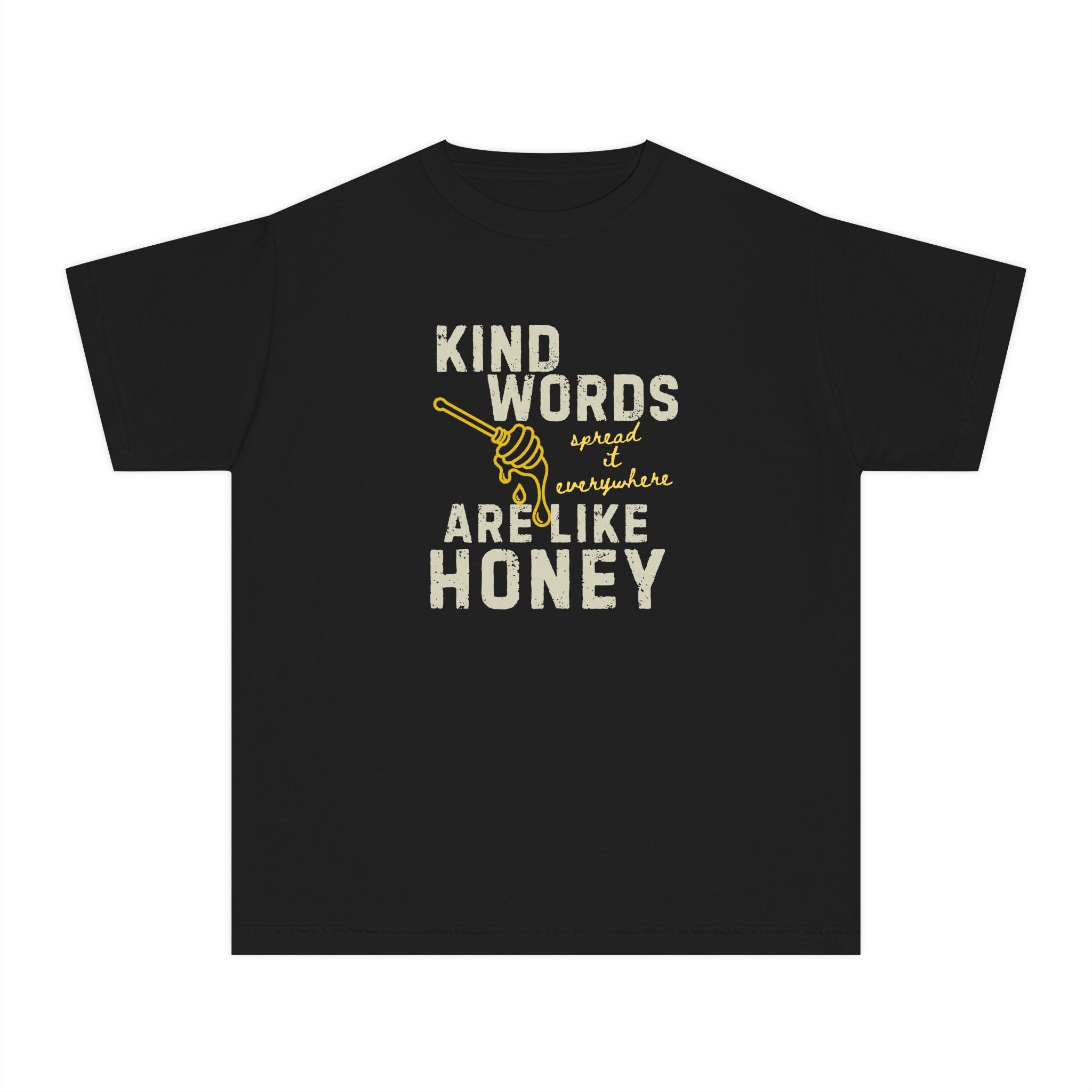 Youth Tee — "Kind Words Are Like Honey" Proverbs 16:24