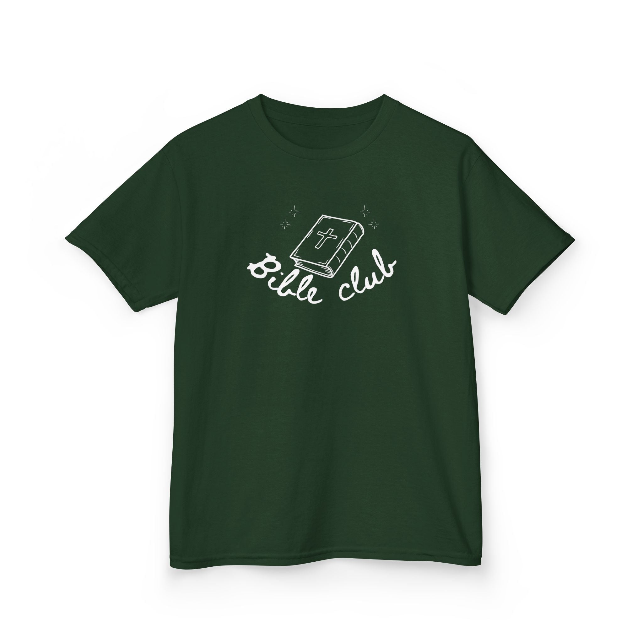 Bible Club Kids Tee — Christian Youth T-Shirt with Bible Graphic