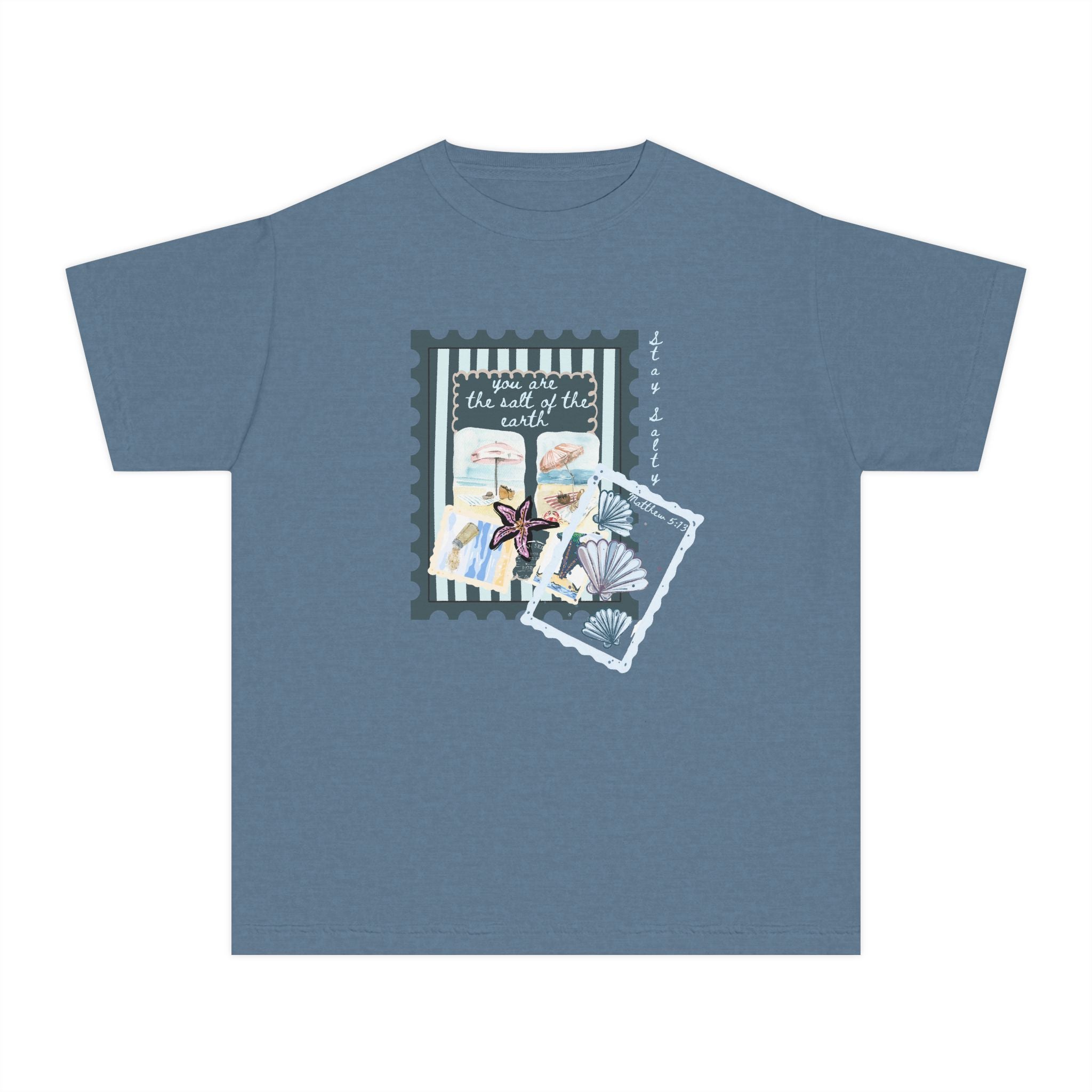 Salt of the Earth Stamp Tee" -Christian Beach Shirt