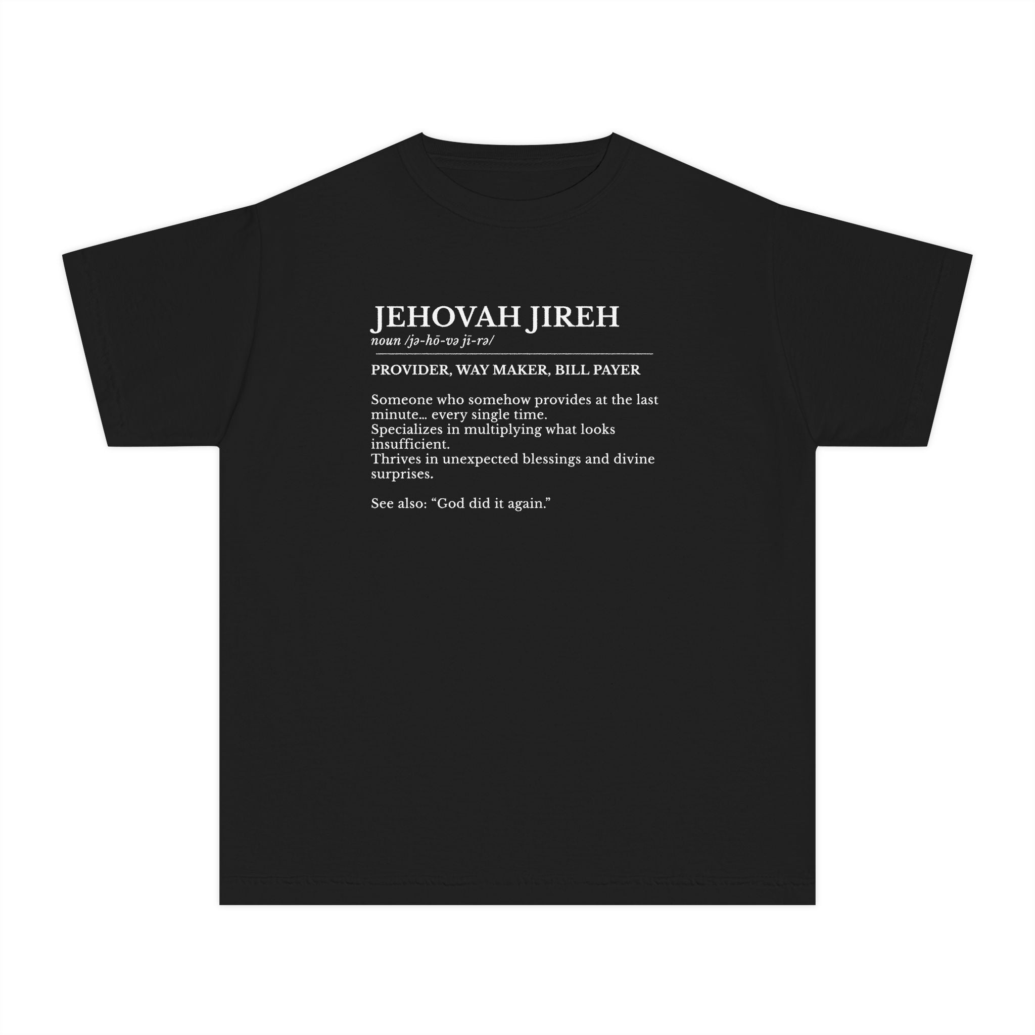 Jehovah Jireh Youth T-Shirt