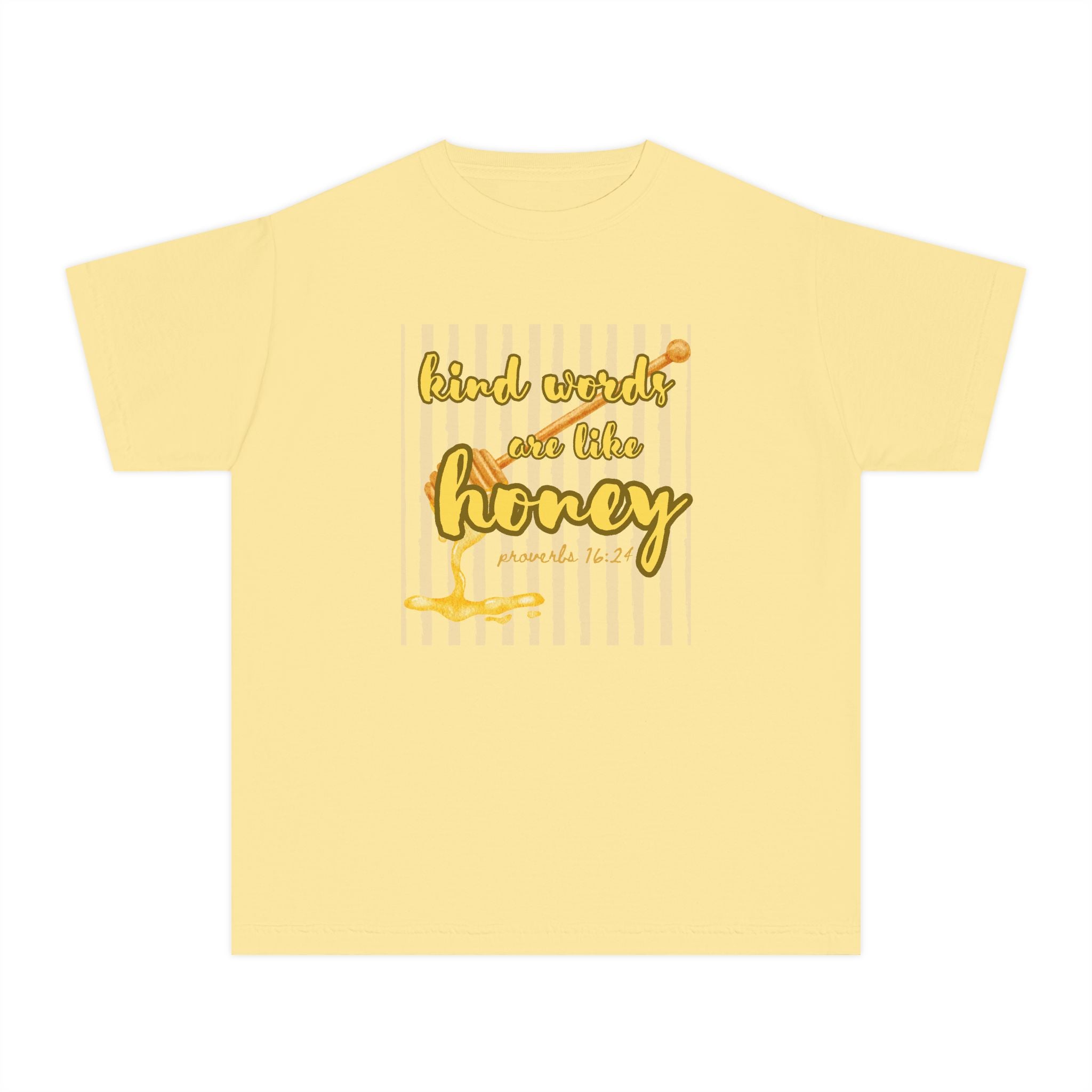 Youth T-Shirt — "Kind Words Are Like Honey" Tee