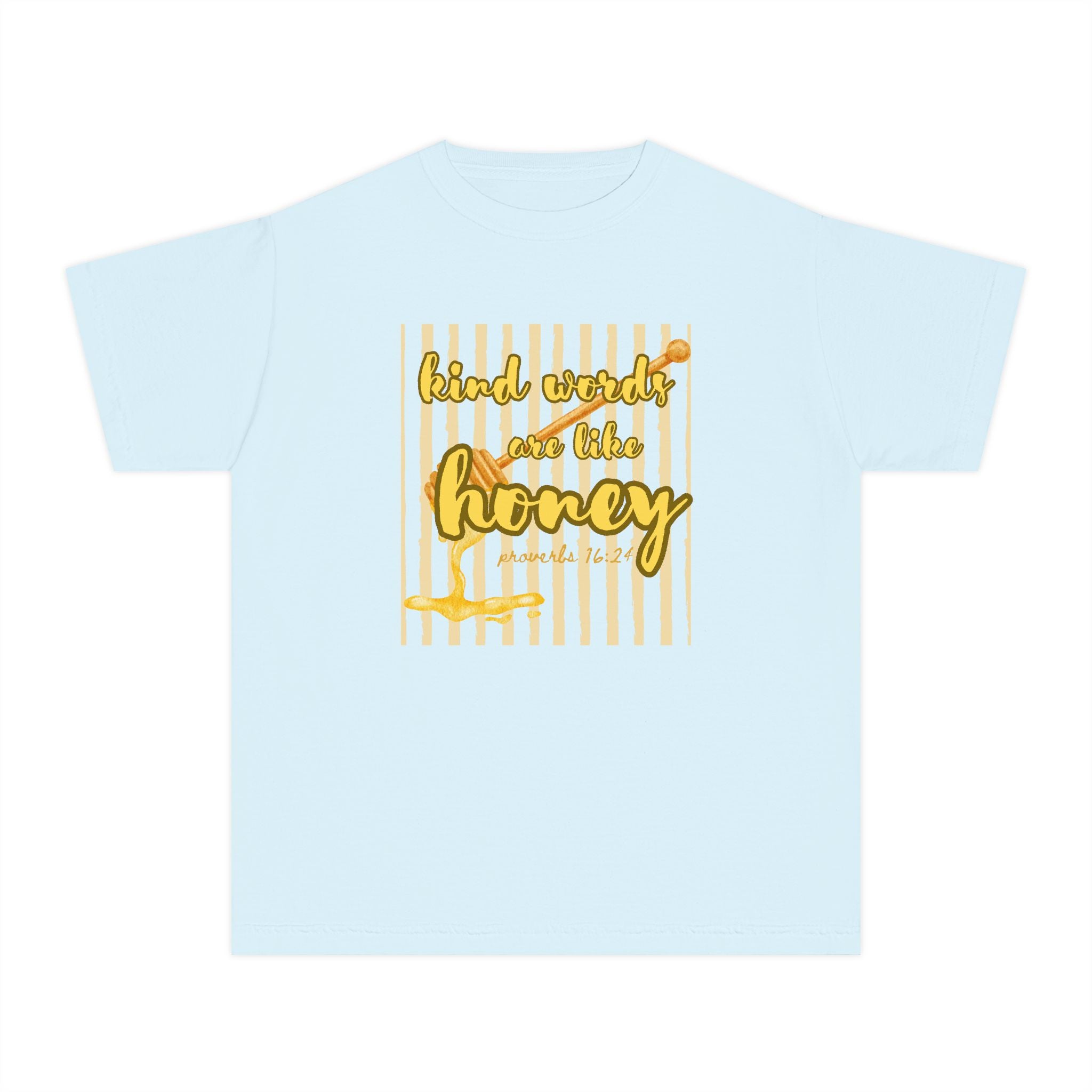 Youth T-Shirt — "Kind Words Are Like Honey" Tee
