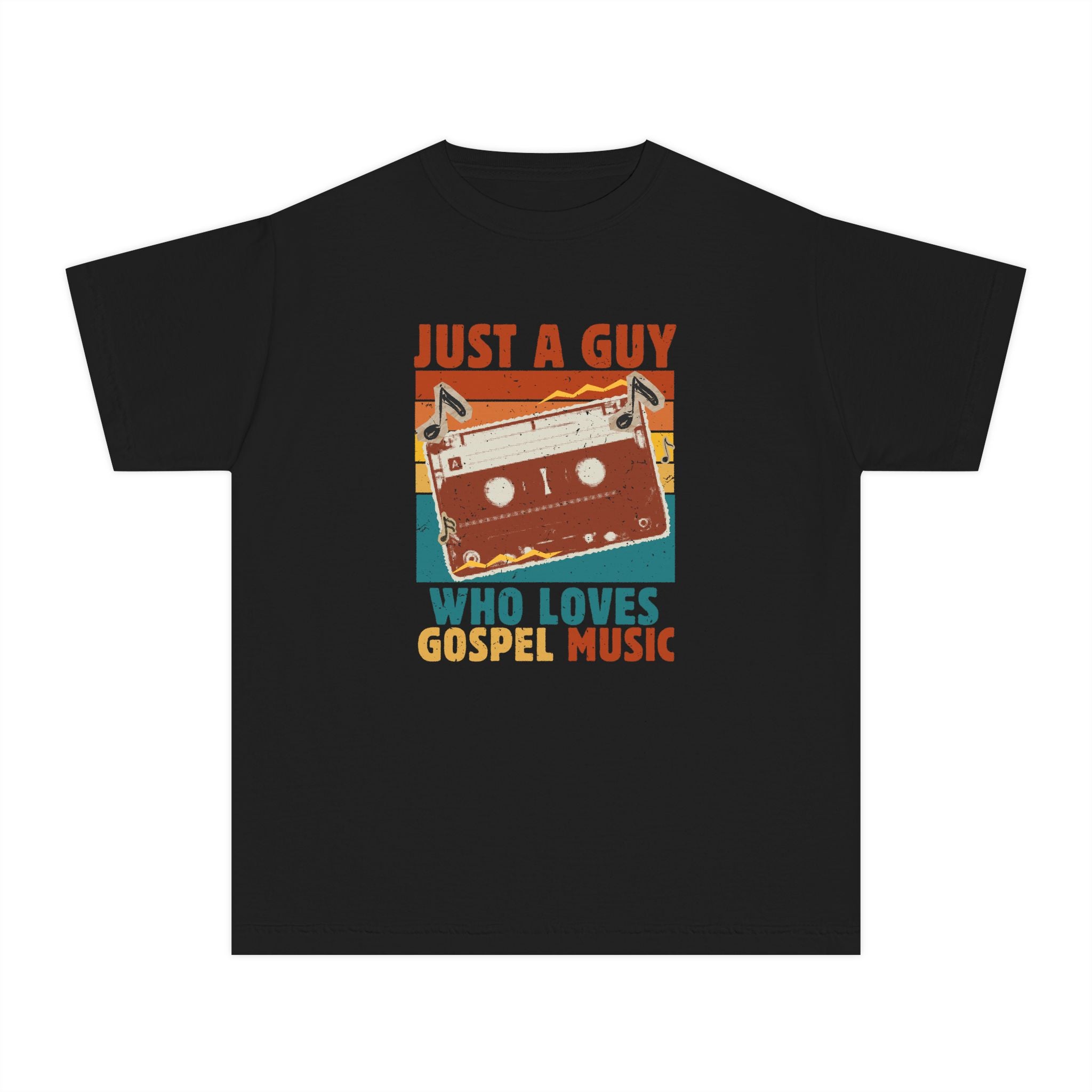 Youth Tee – “Just A Guy Who Loves Gospel Music” Retro Tee