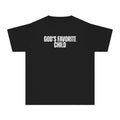 Youth T-Shirt "God's Favorite Child" – Faith-Based Kids Tee, Christian Message Gift