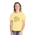 Youth Tee — "Sunshine and Jesus" Palm Beach Christian Graphic Shirt