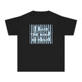 Youth T‑Shirt — “I Have the Mind of Christ” Christian Faith Tee (Pastel Striped Design)