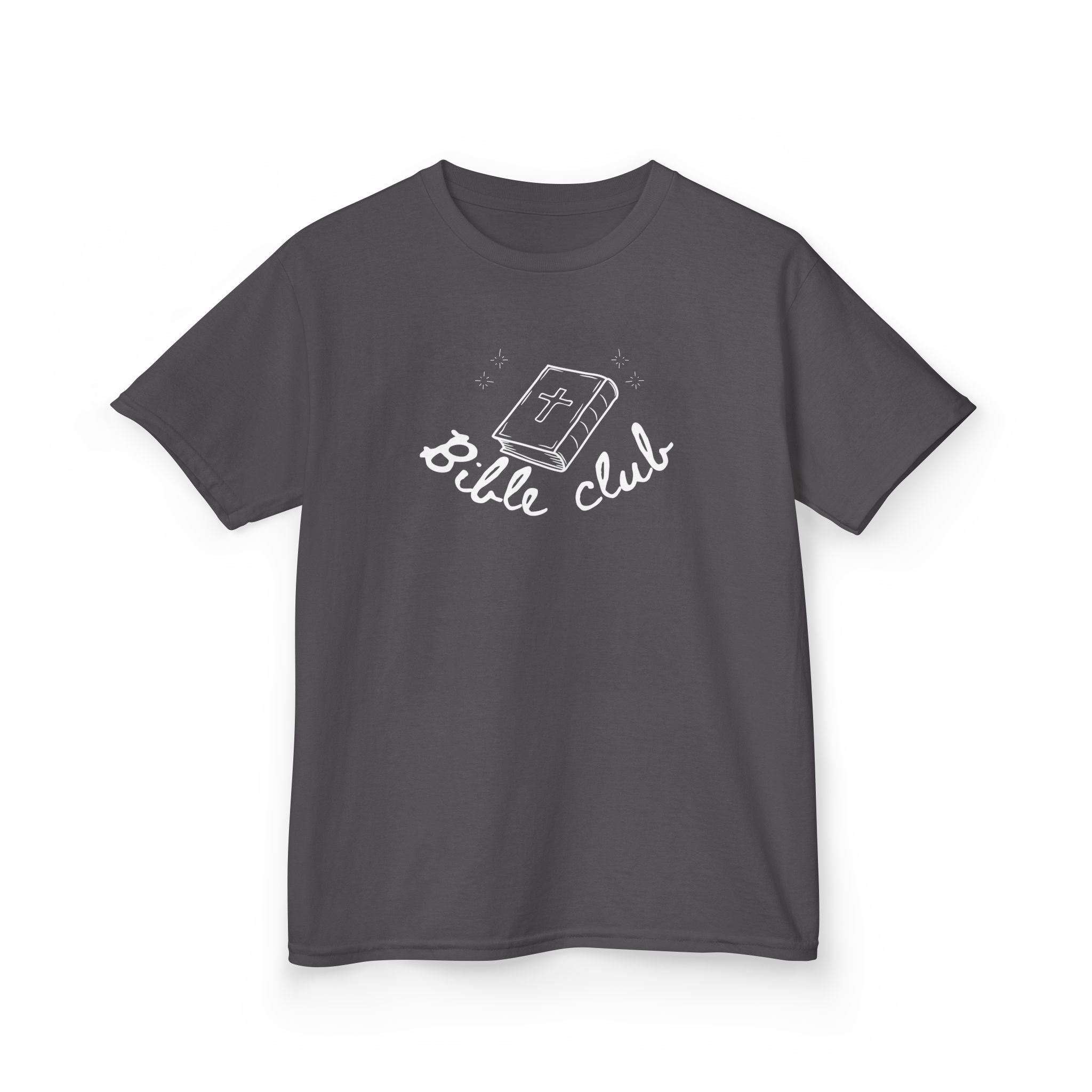 Bible Club Kids Tee — Christian Youth T-Shirt with Bible Graphic