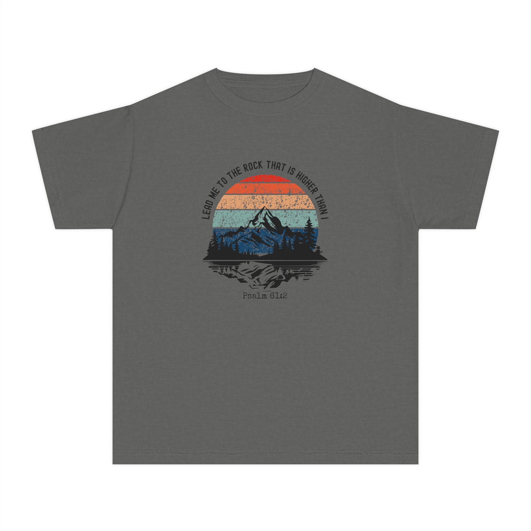 Youth Tee - Retro Mountain Faith Tee