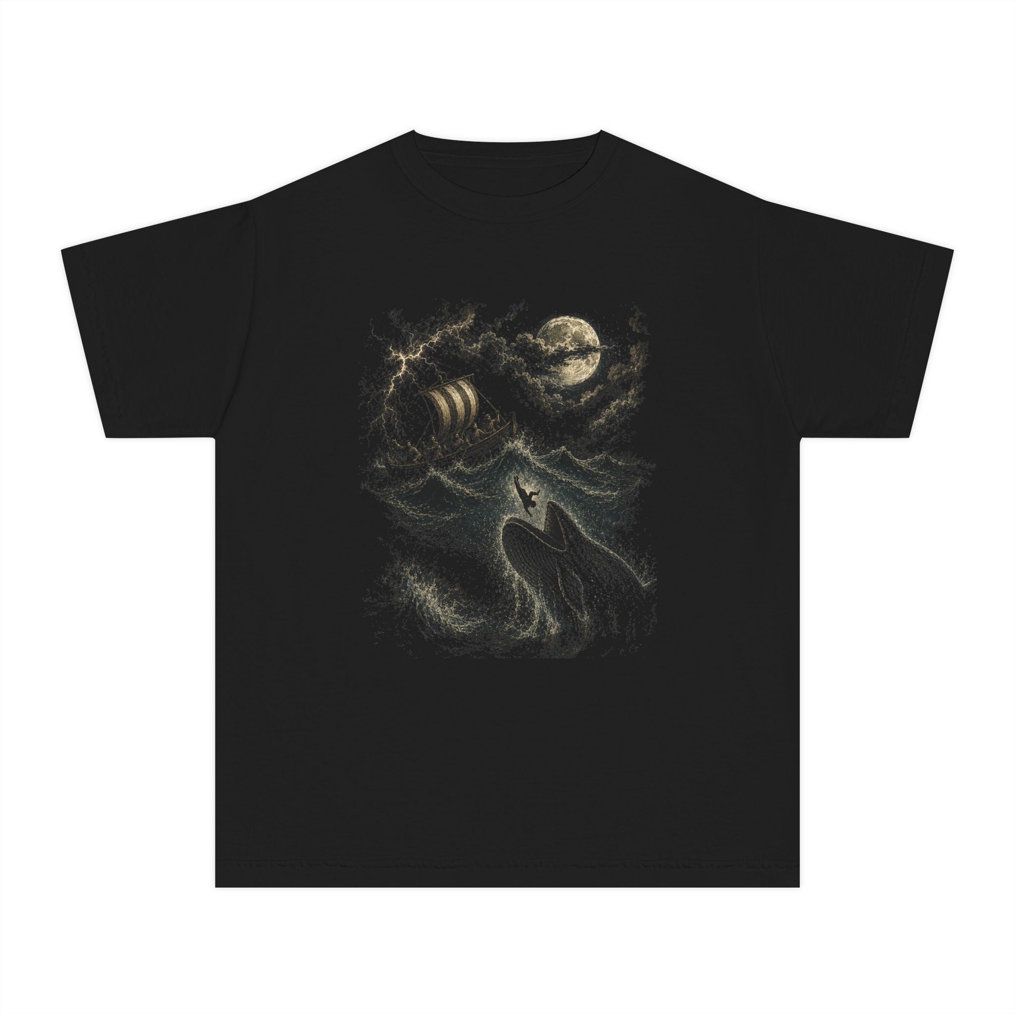 Vintage washed Jonah and the Great fish Tee