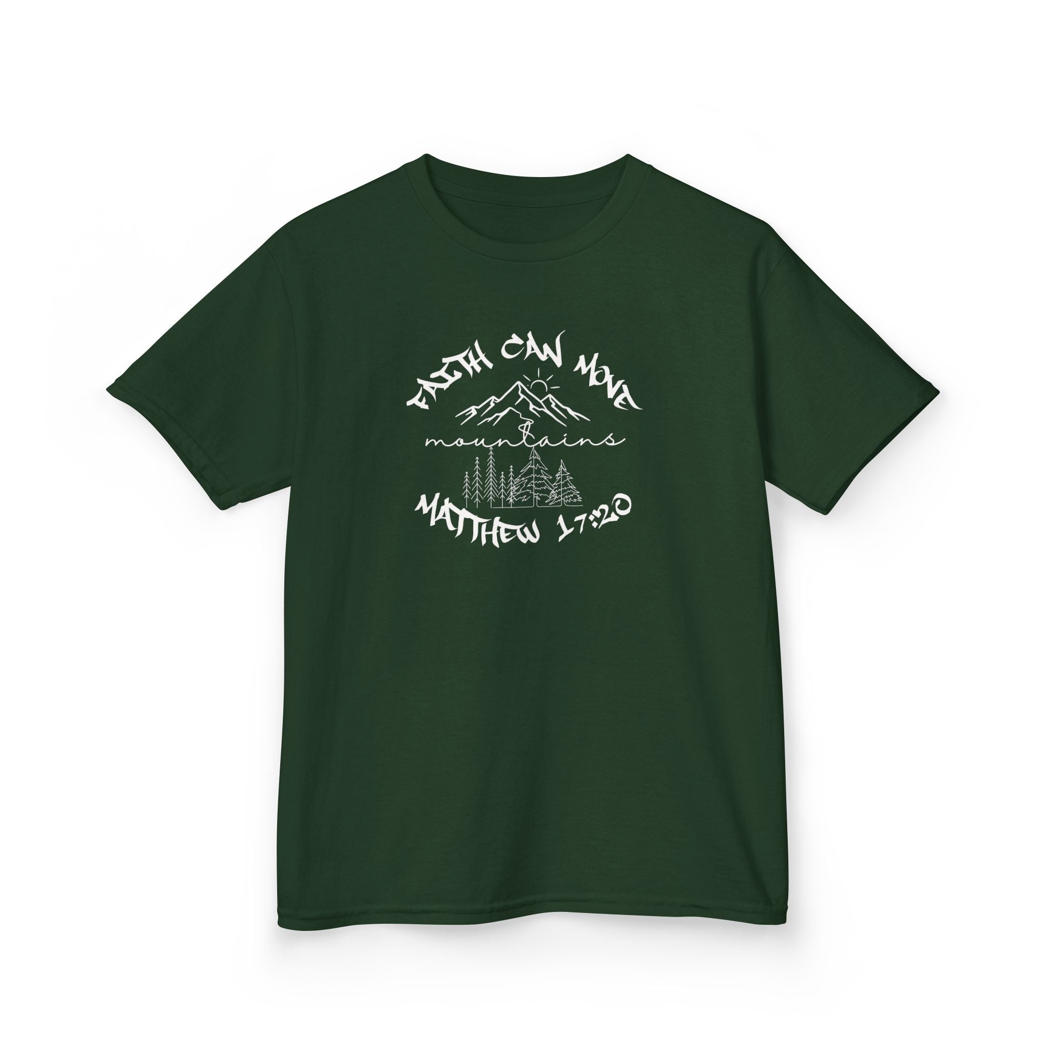 Faith can move mountains" Graphic T-Shirt