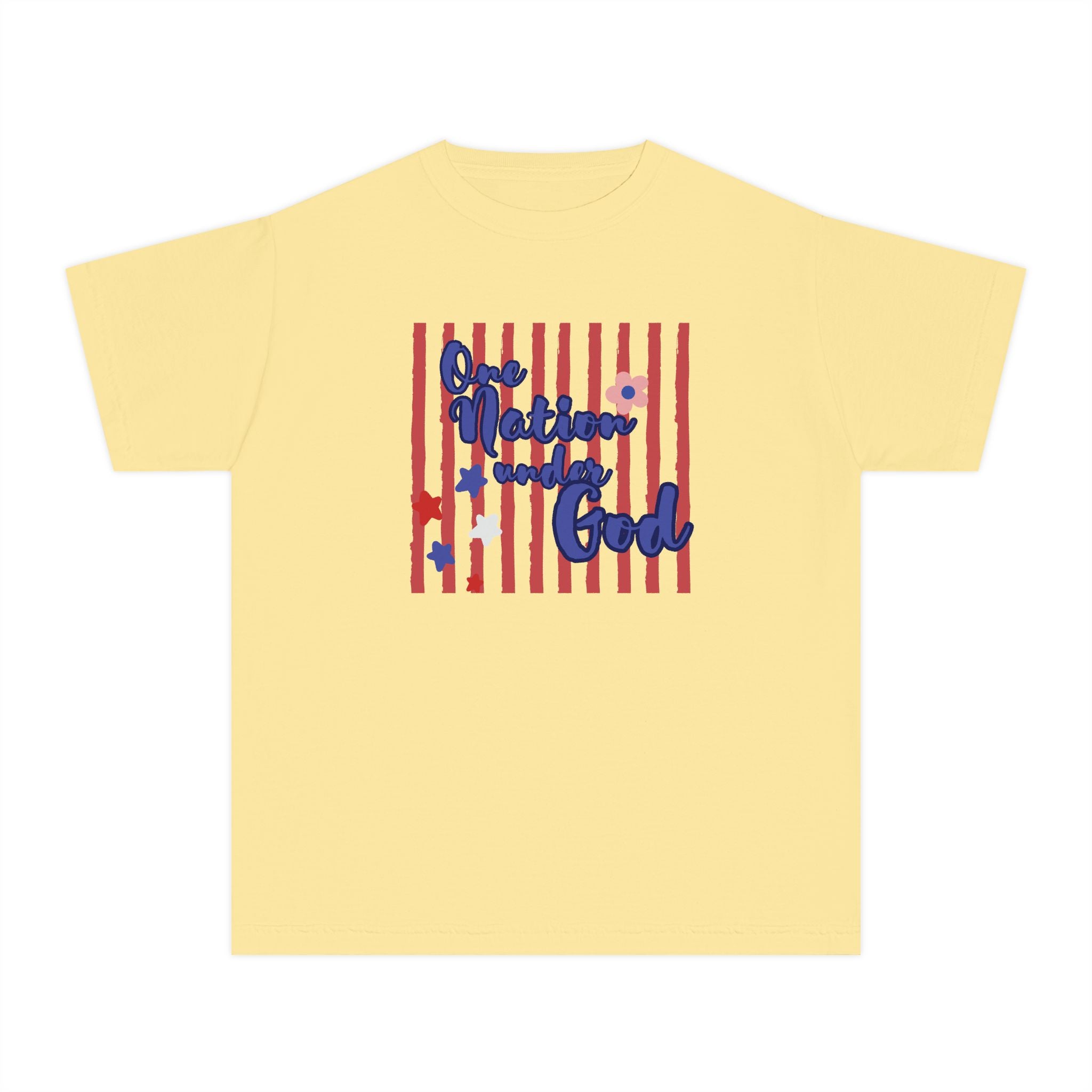 Youth Tee — 'One Nation Under God'4th of July Tee