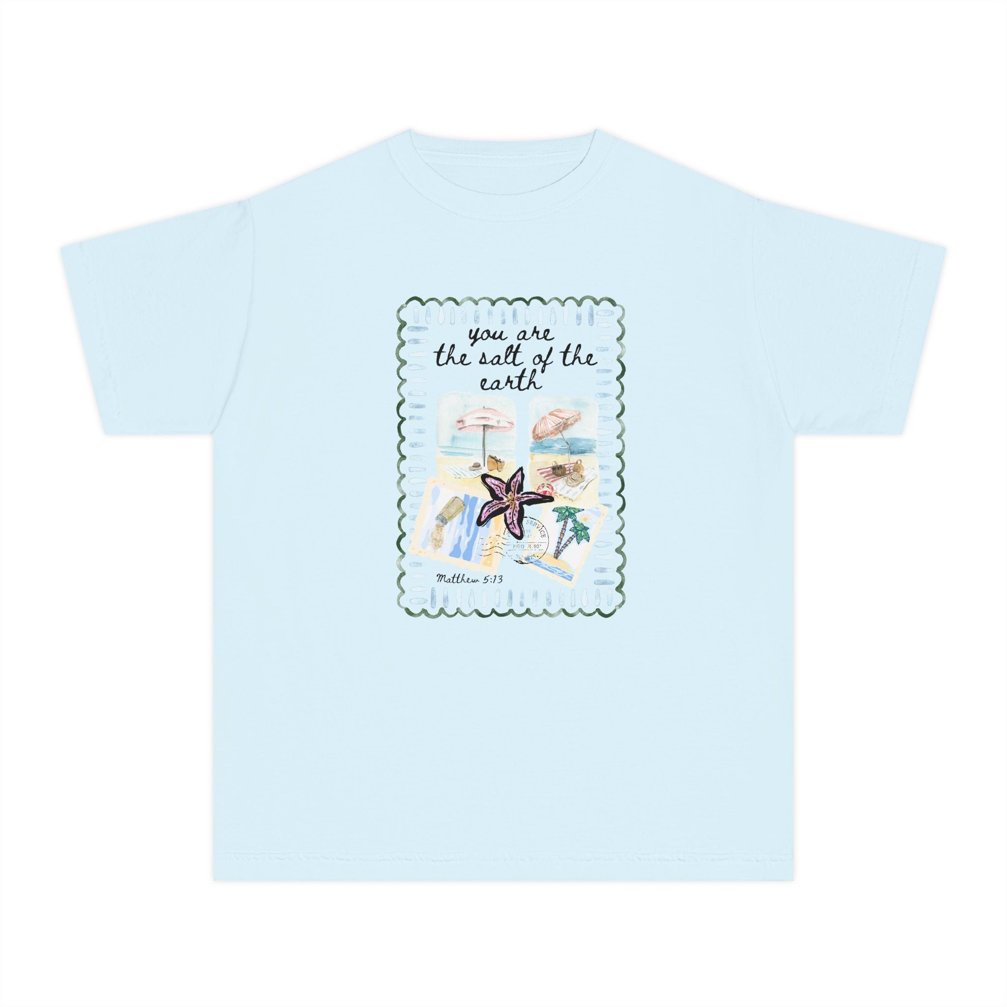 Youth Tee — "You are the Salt of the Earth" Inspirational Christian Graphic Shirt