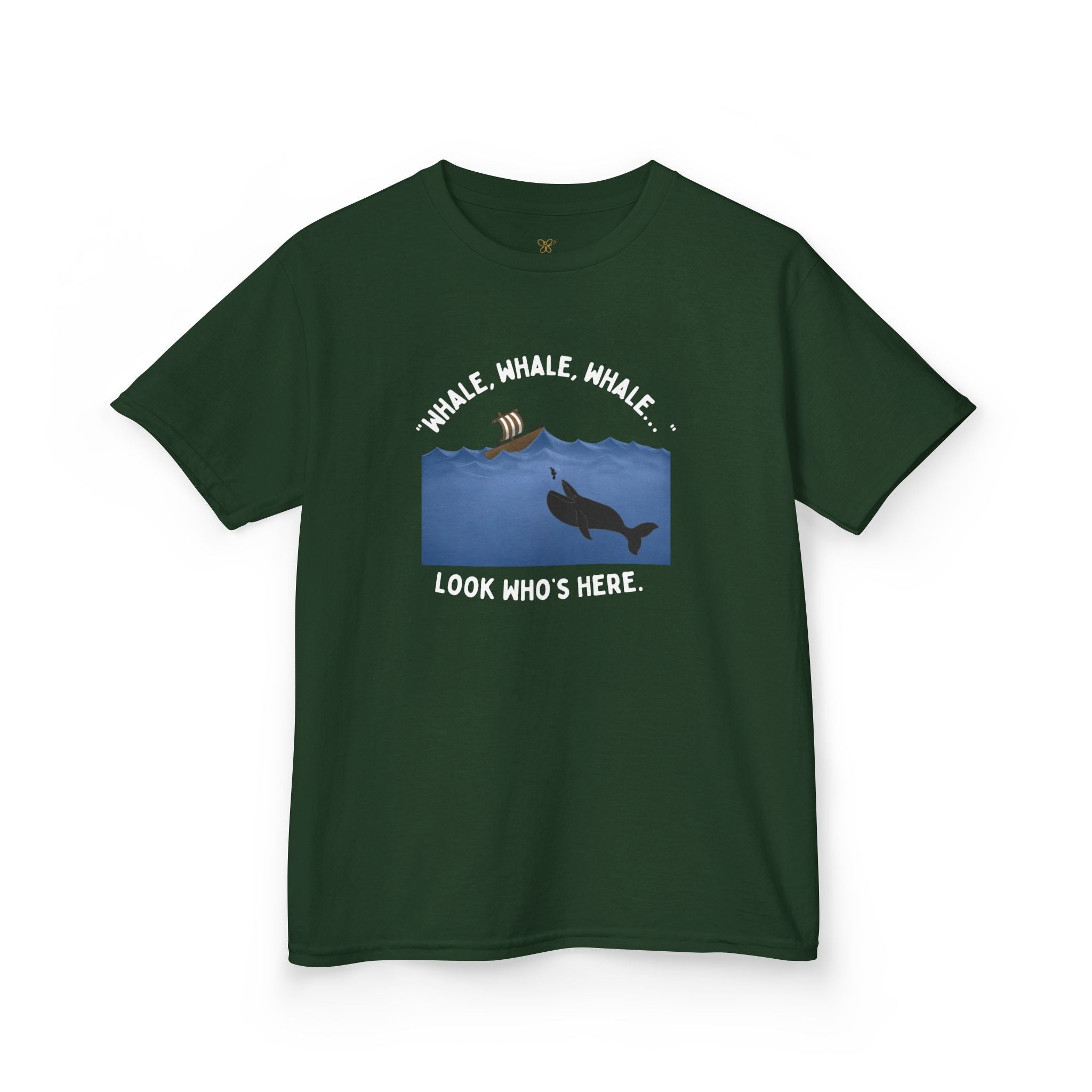 “Whale, Whale, Whale… Look Who’s Here” Funny Jonah Bible Graphic Tee