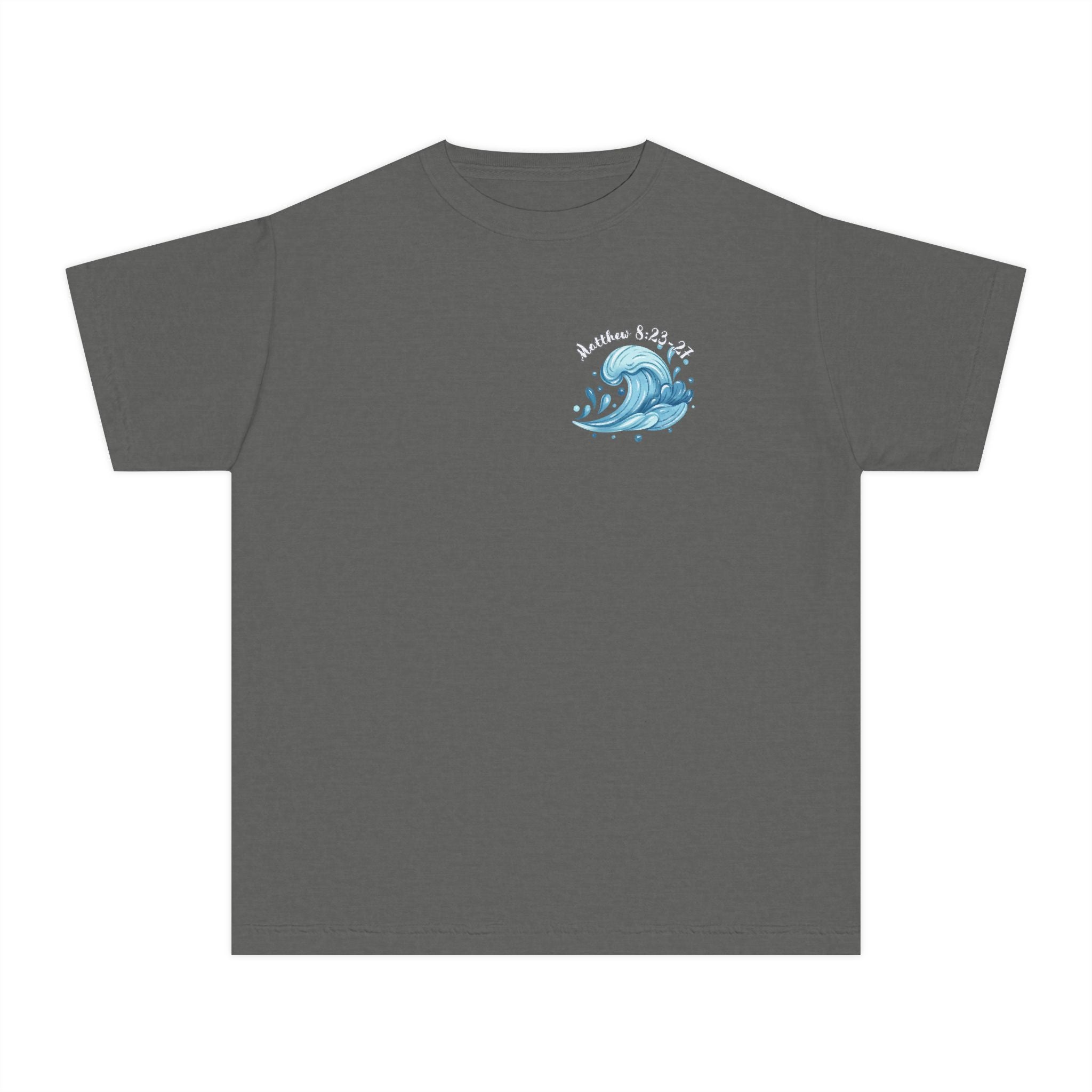 Youth Tee — "The Wind and Waves" Surf Wave Graphic Shirt