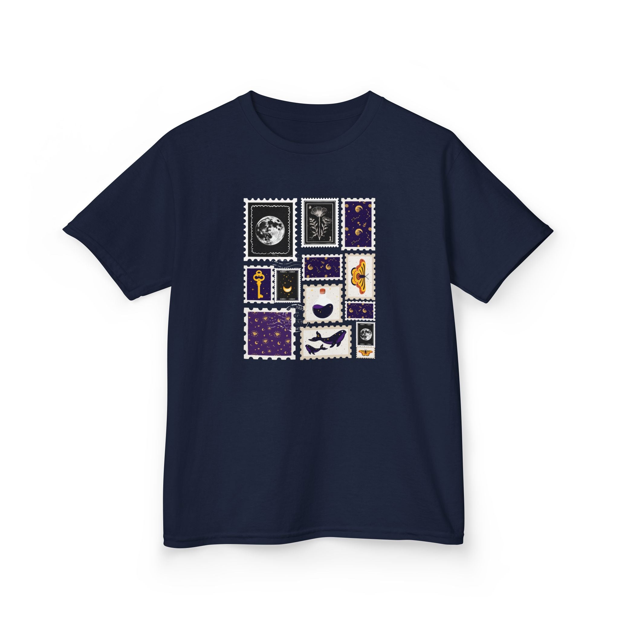 Kids Galaxy Stamp Patch Tee -Astronomy tee