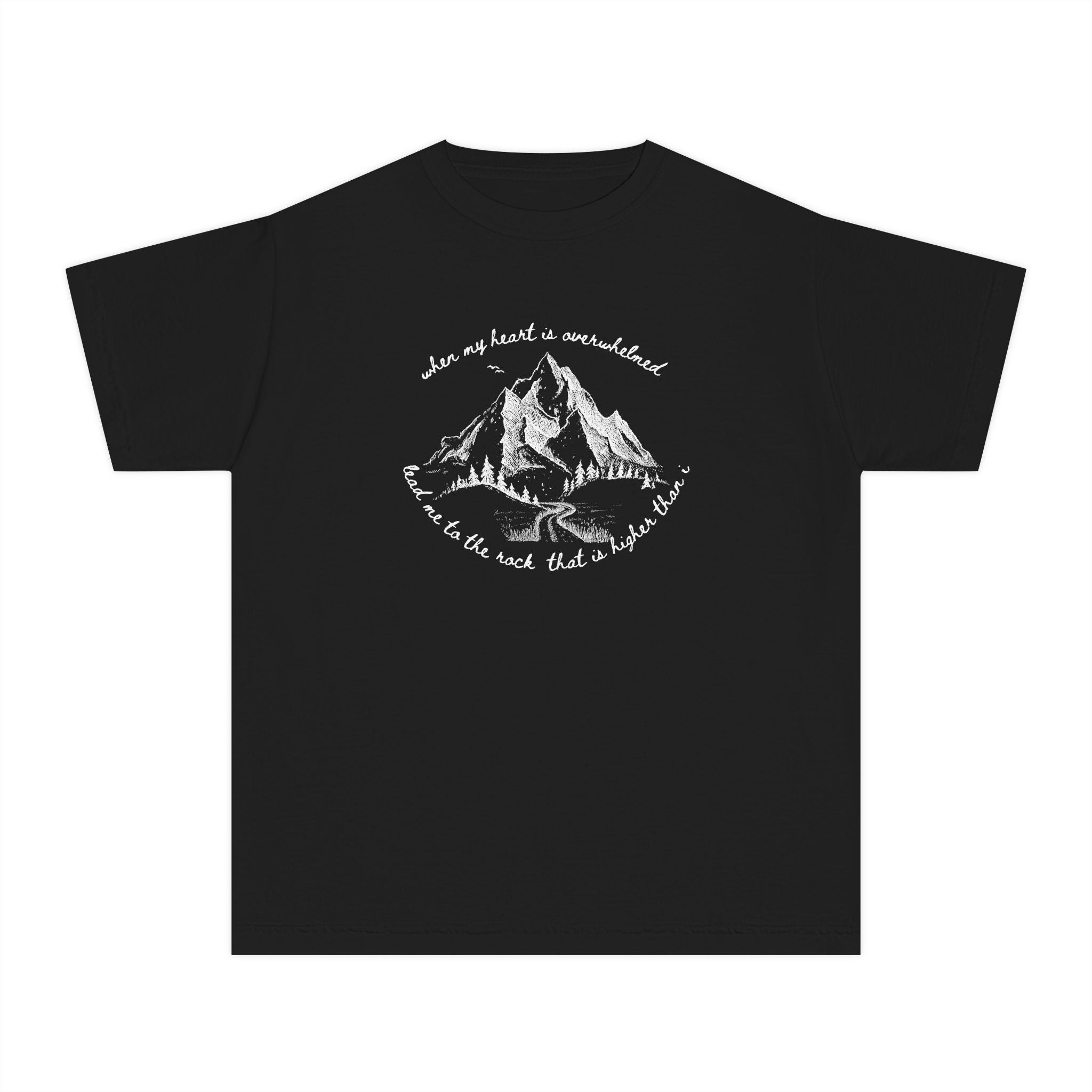 when my heart is overwhelmed youth tee
