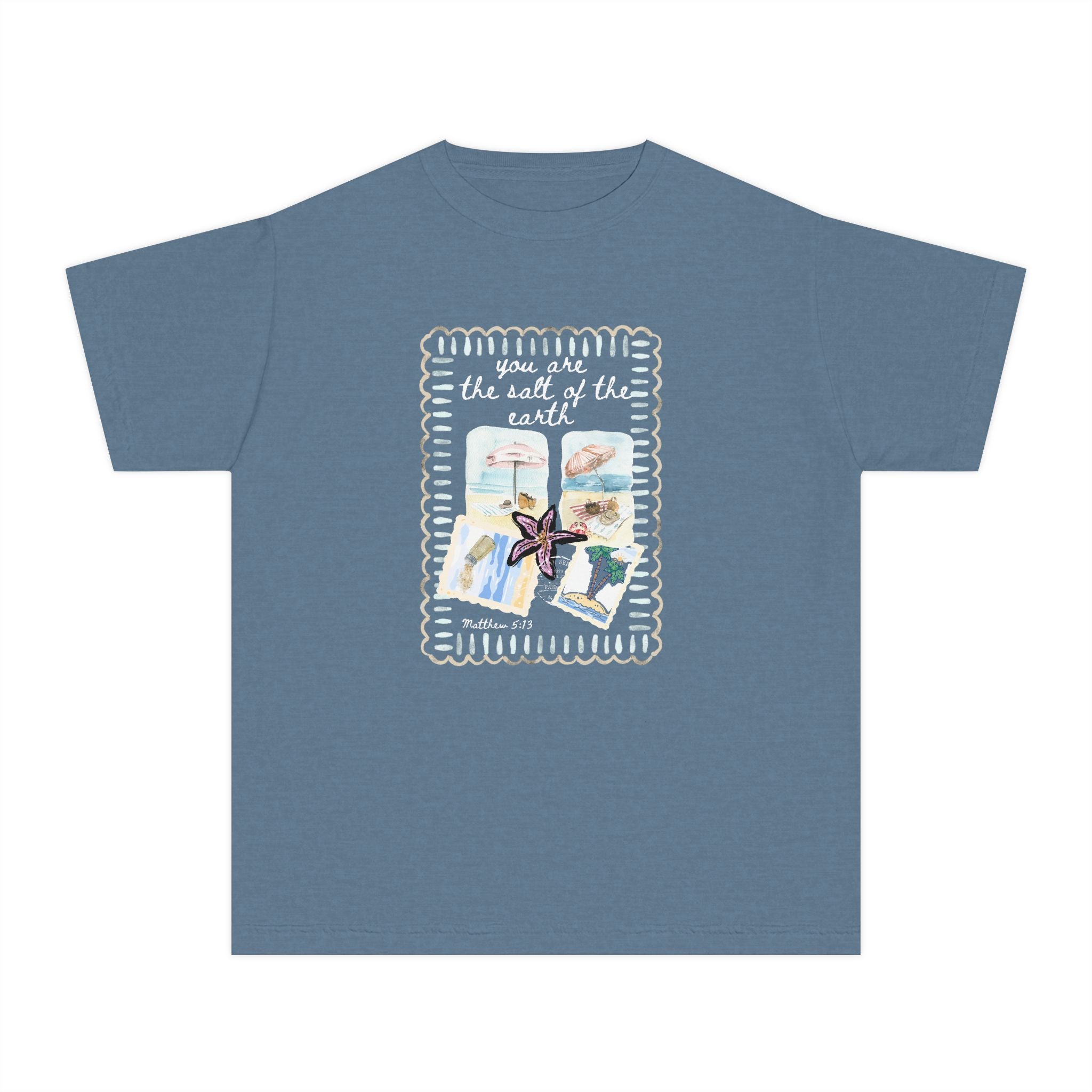 Youth Tee — "You are the Salt of the Earth" Inspirational Christian Graphic Shirt
