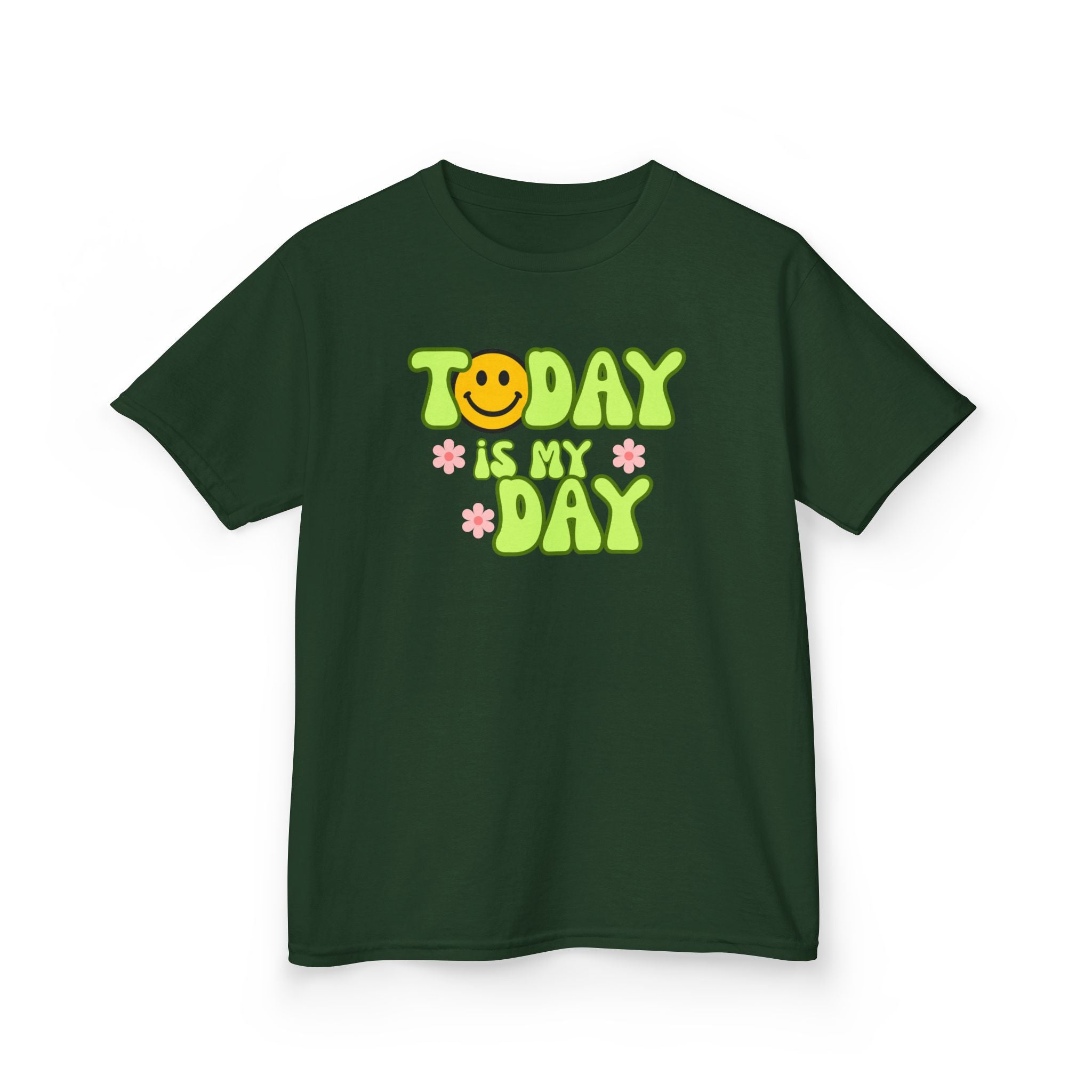 Kids "Today Is My Day" Smile Graphic Tee