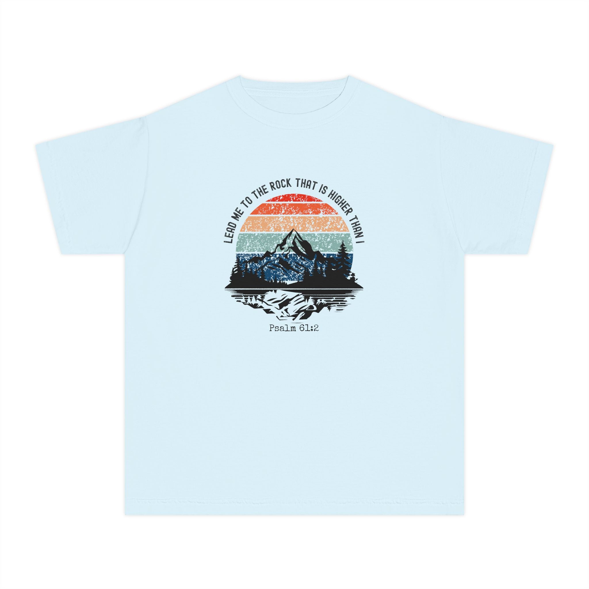 Youth Tee - Retro Mountain Faith Tee
