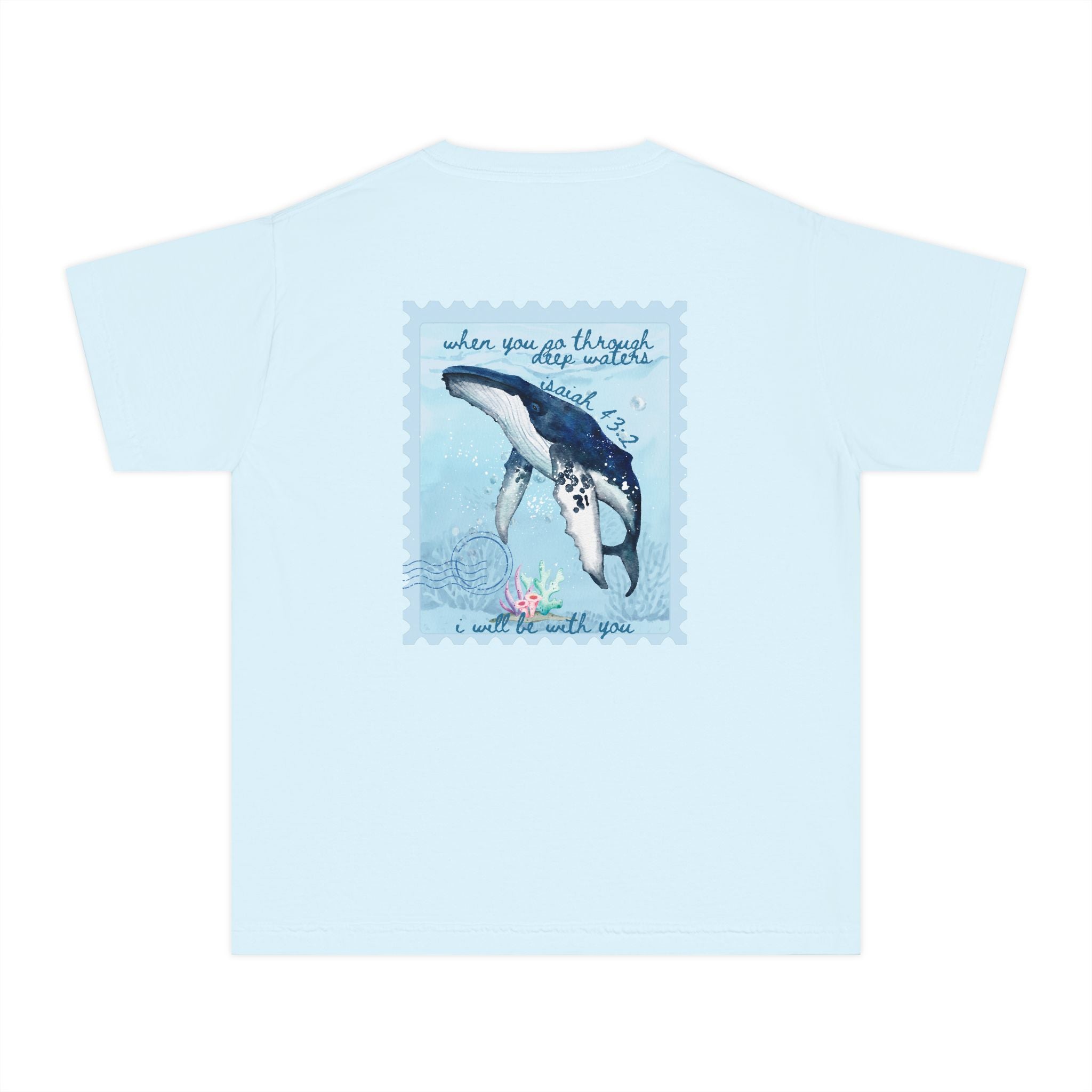 Deep waters- Isaiah 43:2 tee