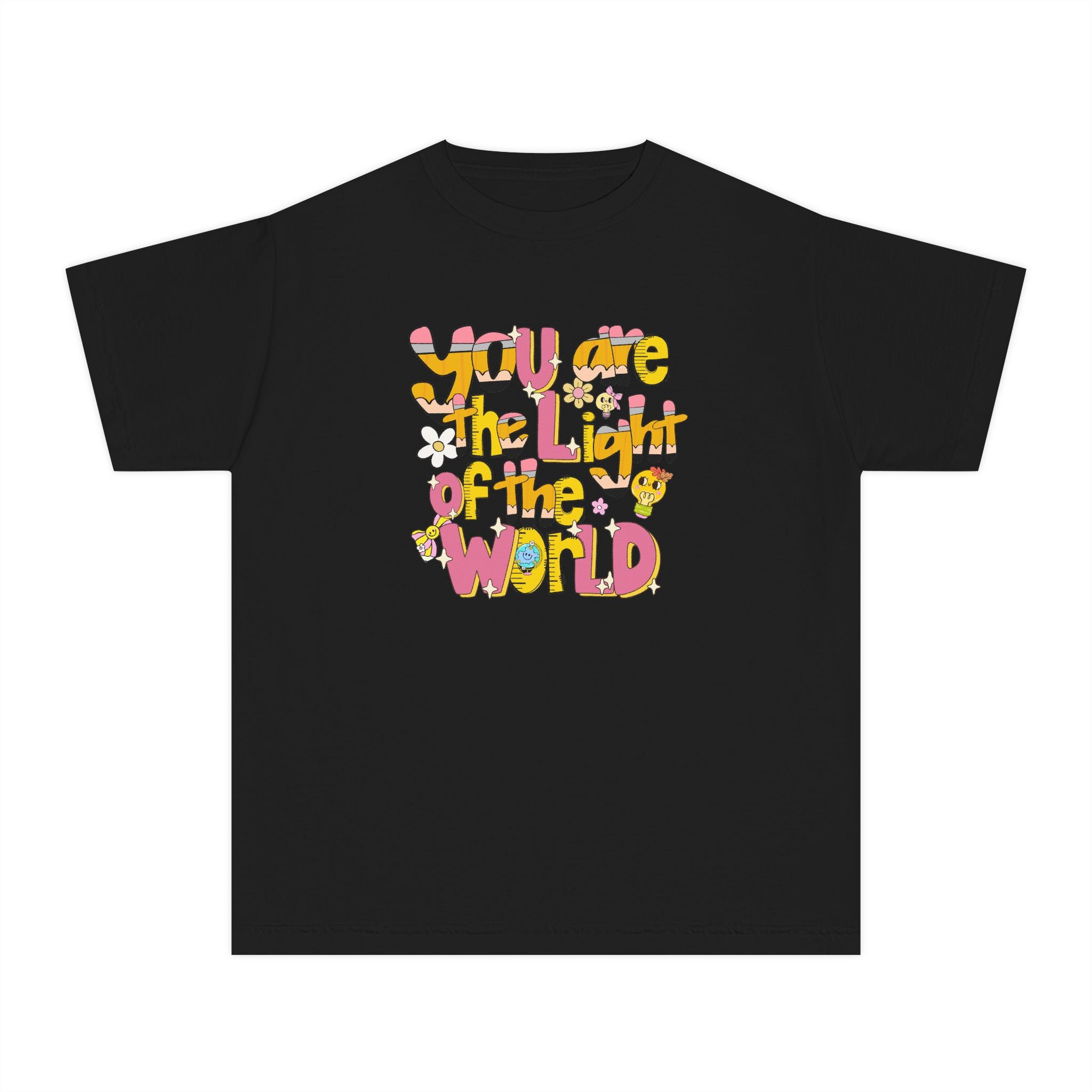 You Are the Light of the World Youth Tee – Positive Christian Kids T‑Shirt