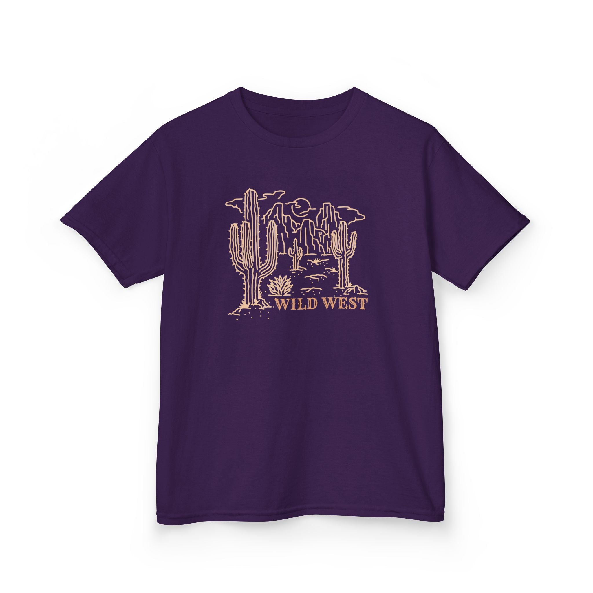 Kids Tee - Wild West Desert Cactus Graphic ("Wild West")