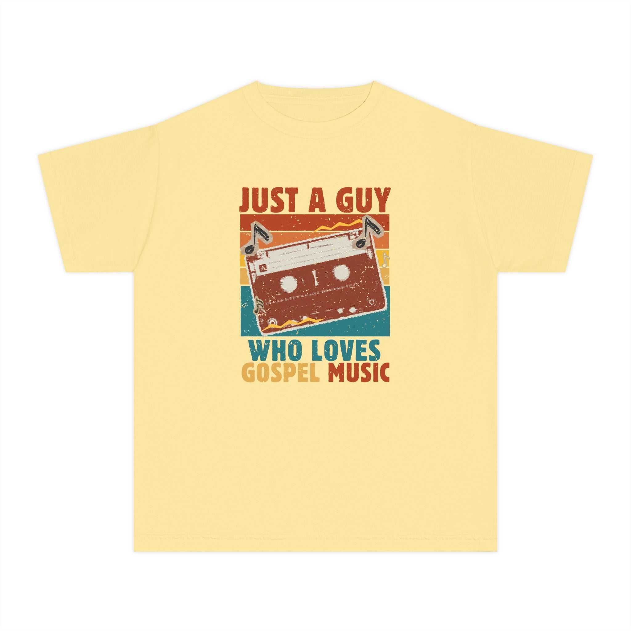 Youth Tee – “Just A Guy Who Loves Gospel Music” Retro Tee