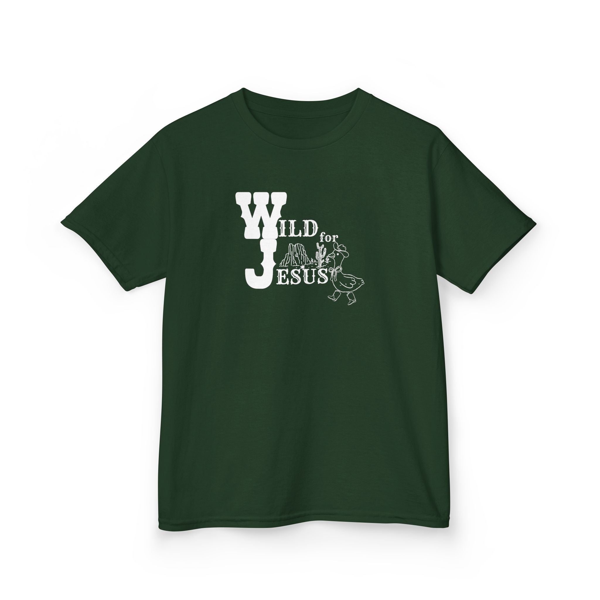 Kids 'Wild for Jesus' Western Cowboy T-Shirt