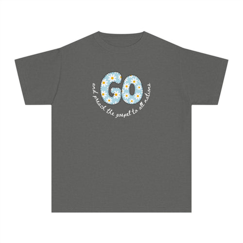 Cute Daisy "Go" and preach the Gospel Youth Tee