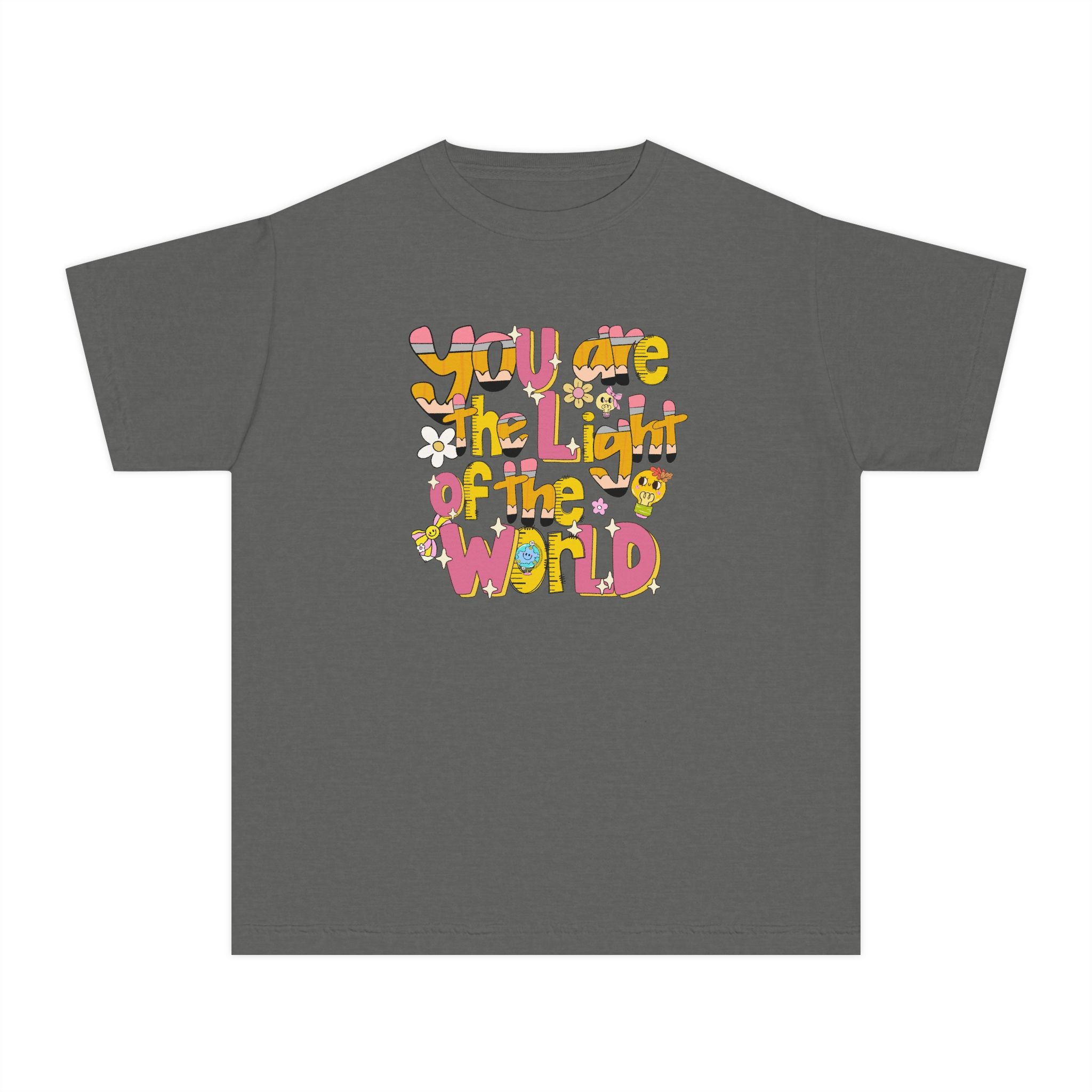 You Are the Light of the World Youth Tee – Positive Christian Kids T‑Shirt