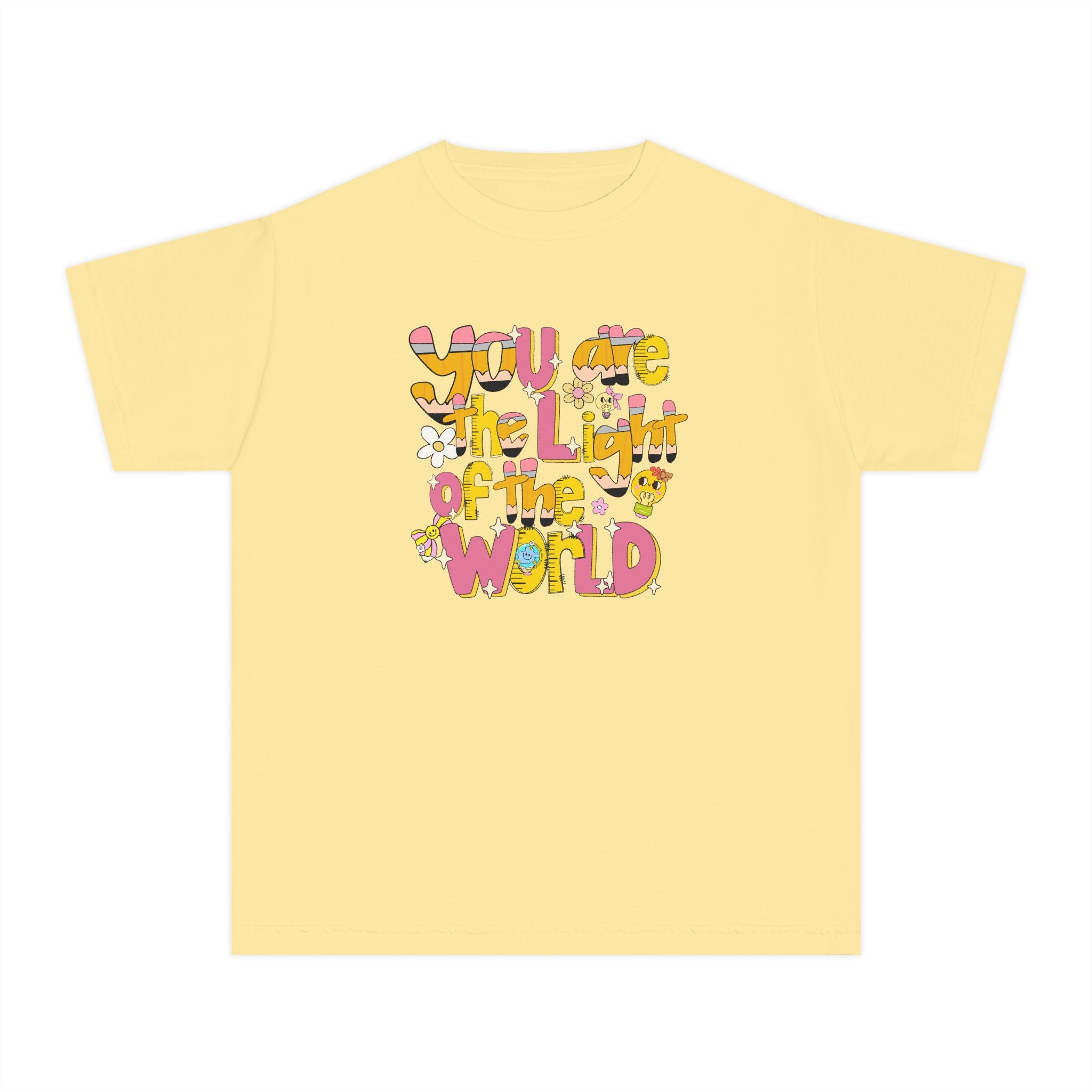 You Are the Light of the World Youth Tee – Positive Christian Kids T‑Shirt