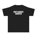Youth Tee — "God's Favorite Daughter" Christian Kids' Shirt