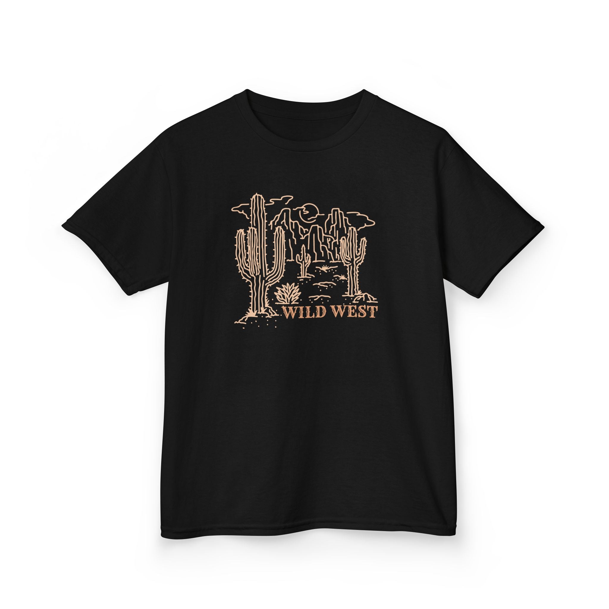 Kids Tee - Wild West Desert Cactus Graphic ("Wild West")