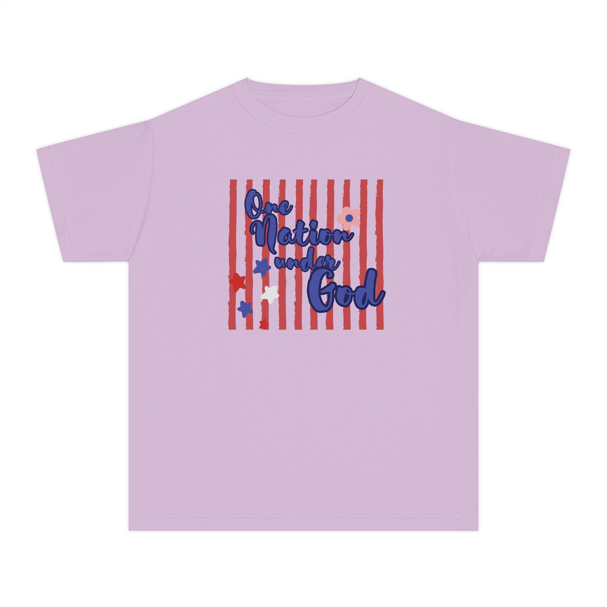 Youth Tee — 'One Nation Under God'4th of July Tee