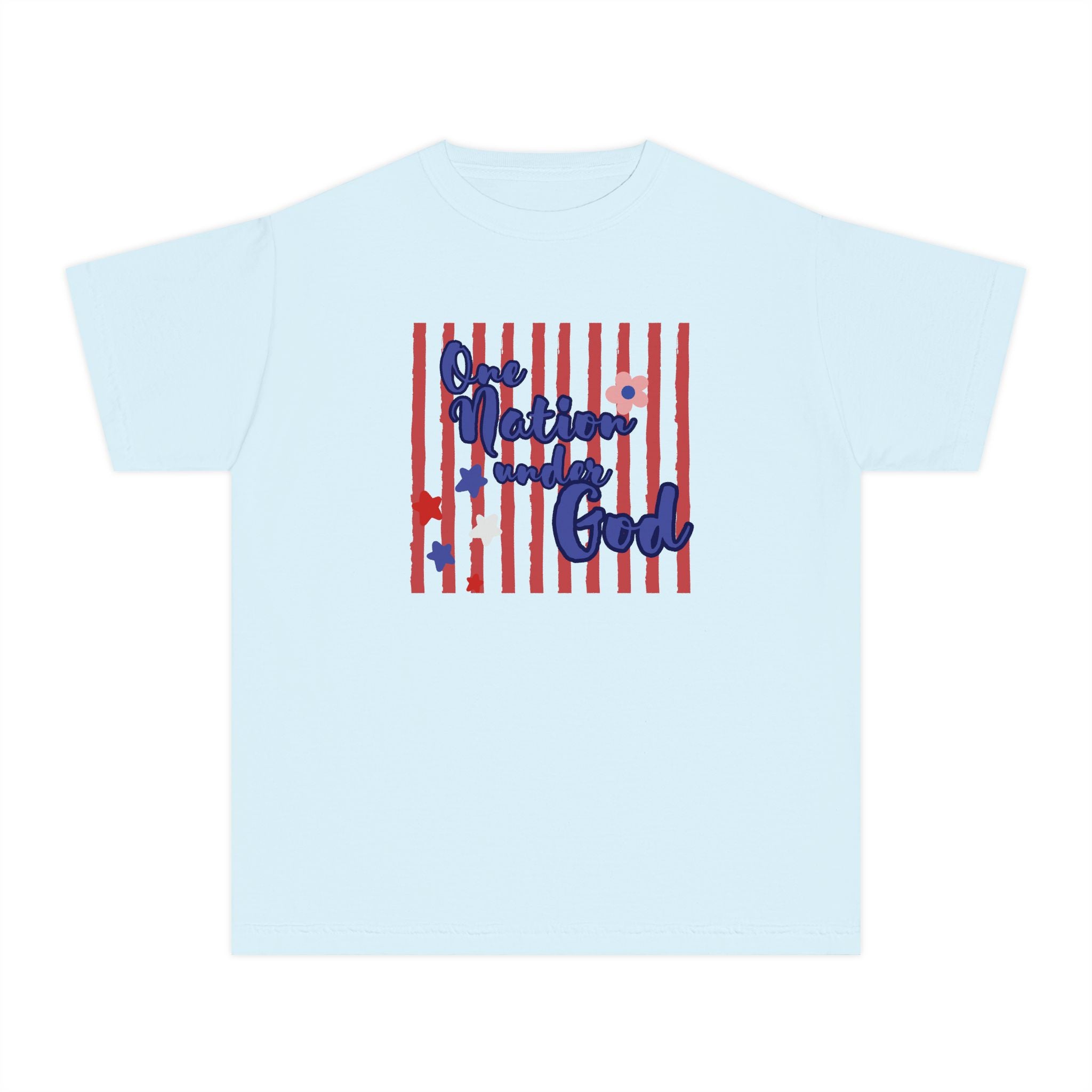 Youth Tee — 'One Nation Under God'4th of July Tee