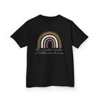 Kids Tee — Boho Rainbow "The World Needs a Little Kindness"