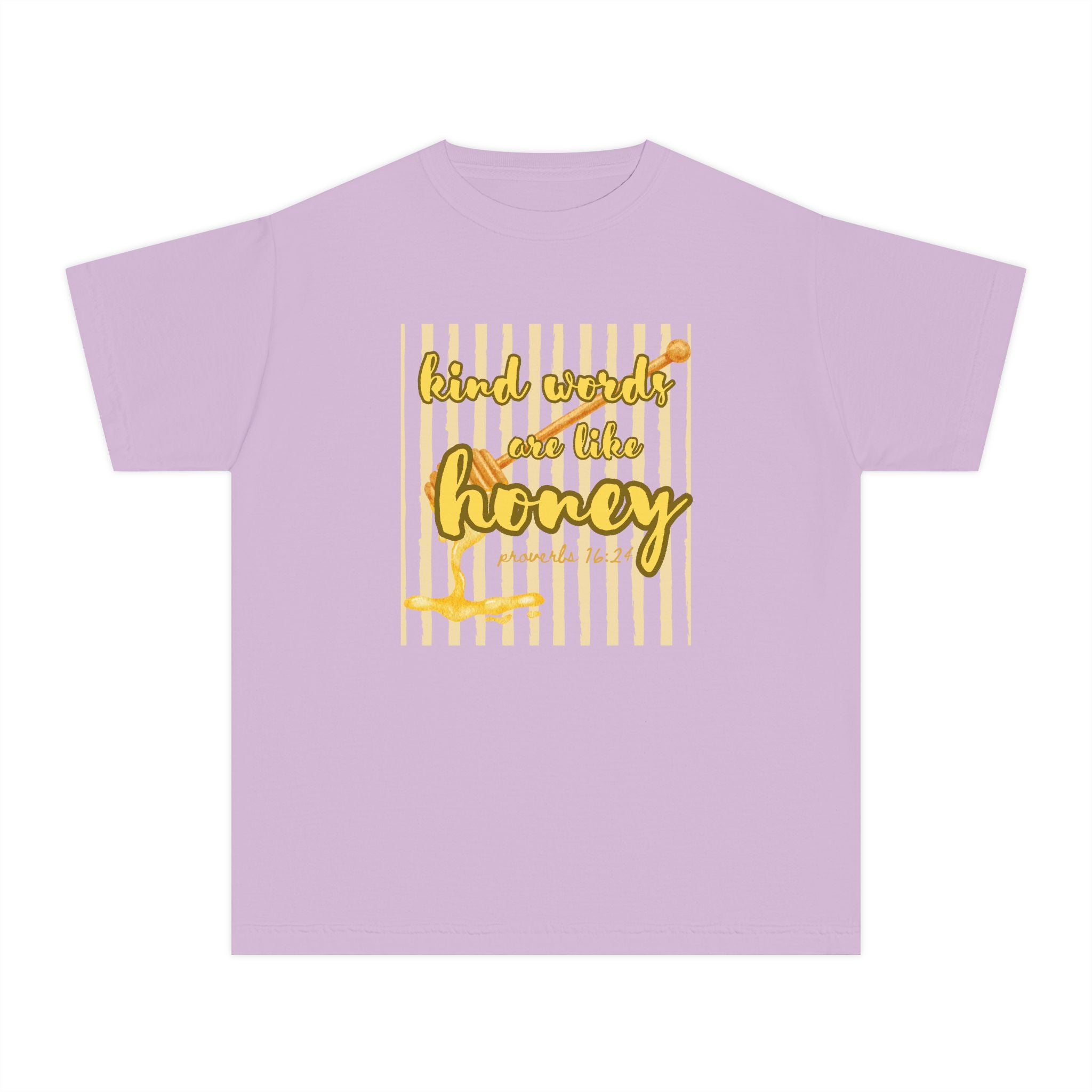 Youth T-Shirt — "Kind Words Are Like Honey" Tee