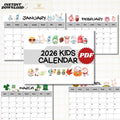 2026 Printable Calendar for Kids