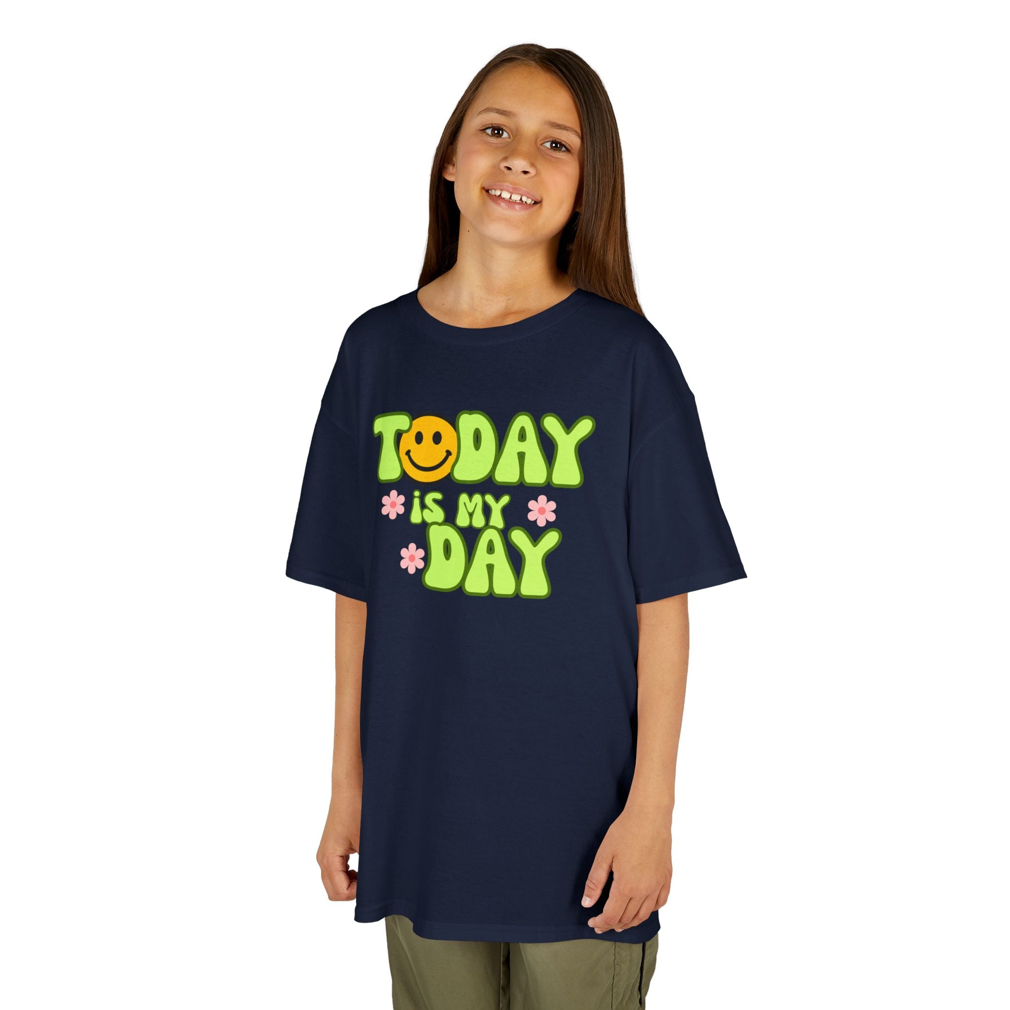 Kids "Today Is My Day" Smile Graphic Tee