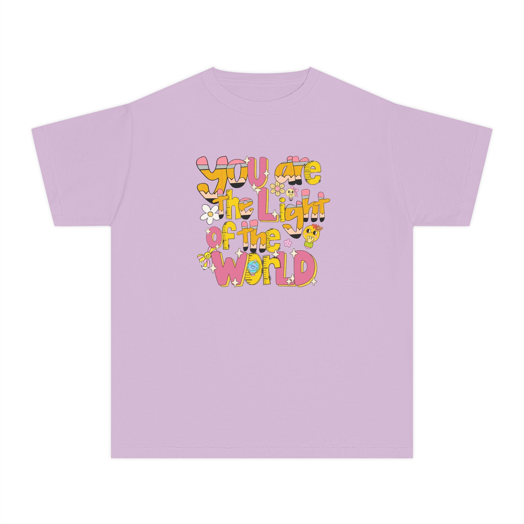 You Are the Light of the World Youth Tee – Positive Christian Kids T‑Shirt