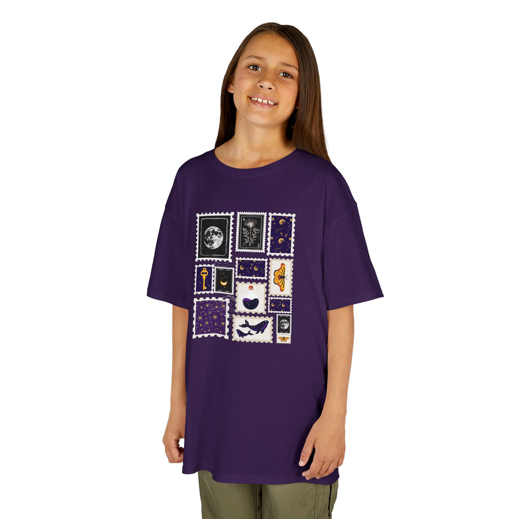 Kids Galaxy Stamp Patch Tee -Astronomy tee