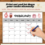 2026 Printable Calendar for Kids